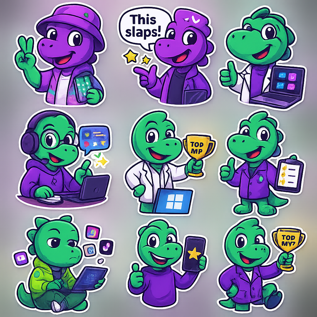 APPDILA Dila sticker sheet